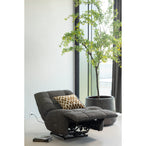 Hein relaxfauteuil elektrisch antraciet/bruin melange