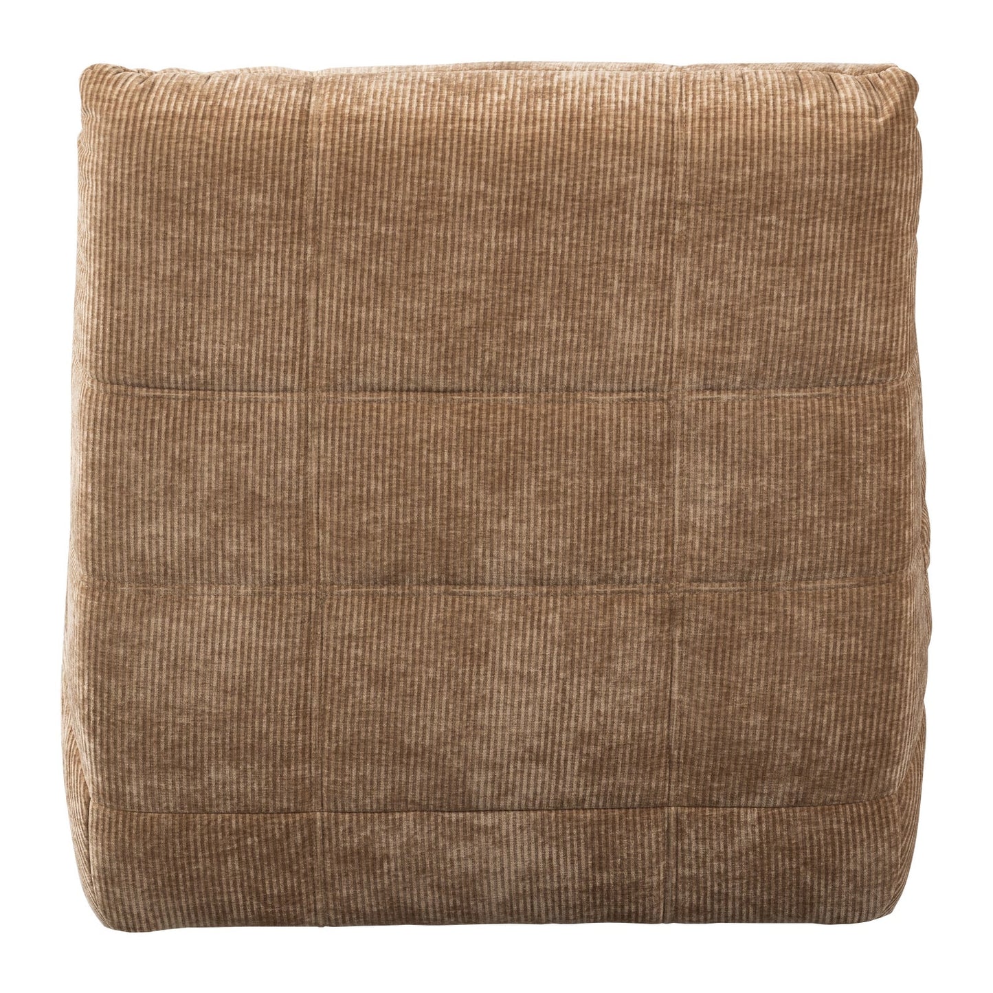 Hein relaxfauteuil elektrisch geweven rib lichtbruin