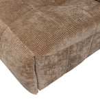 Hein relaxfauteuil elektrisch geweven rib lichtbruin