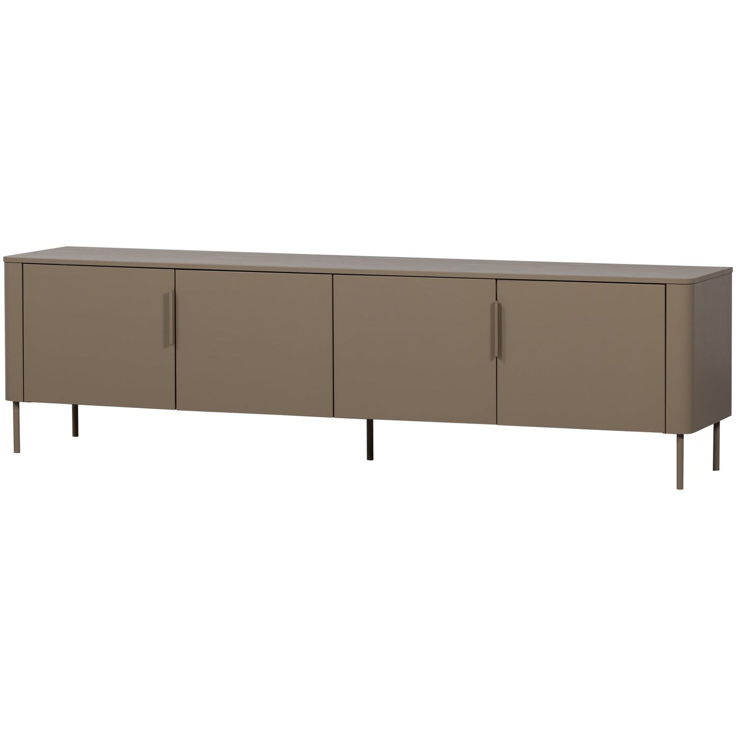 Gunnar tv meubel 200 cm grenen mud [fsc]