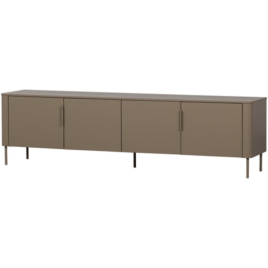 Gunnar tv meubel 200 cm grenen mud [fsc]