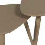 Nila bijzettafels hout zand - set van 2