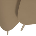 Nila bijzettafels hout zand - set van 2