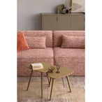 Nila bijzettafels hout zand - set van 2