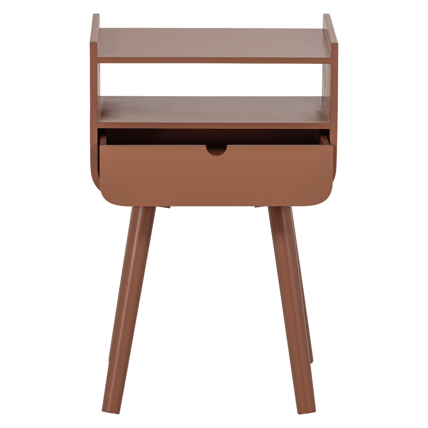 Nils nachtkastje/bijzettafel hout oudroze [fsc]