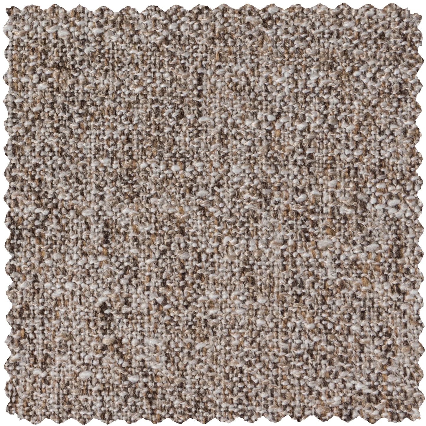 Lloyd hoekbank rechts grof geweven bruin melange