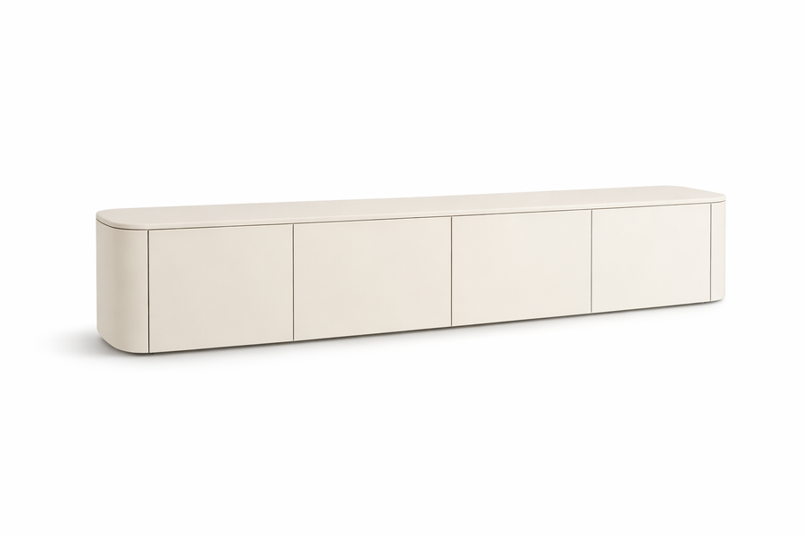 Japandi TV-meubel | Beige | 270x38x30cm