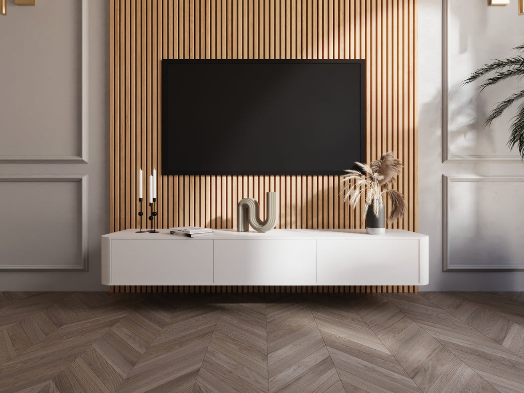 Panelen Program Tv Tv wand: houten panelen achter tv voor stijlvol interieur