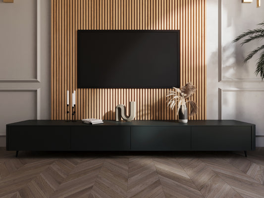 TV meubel - Antraciet - 270cm
