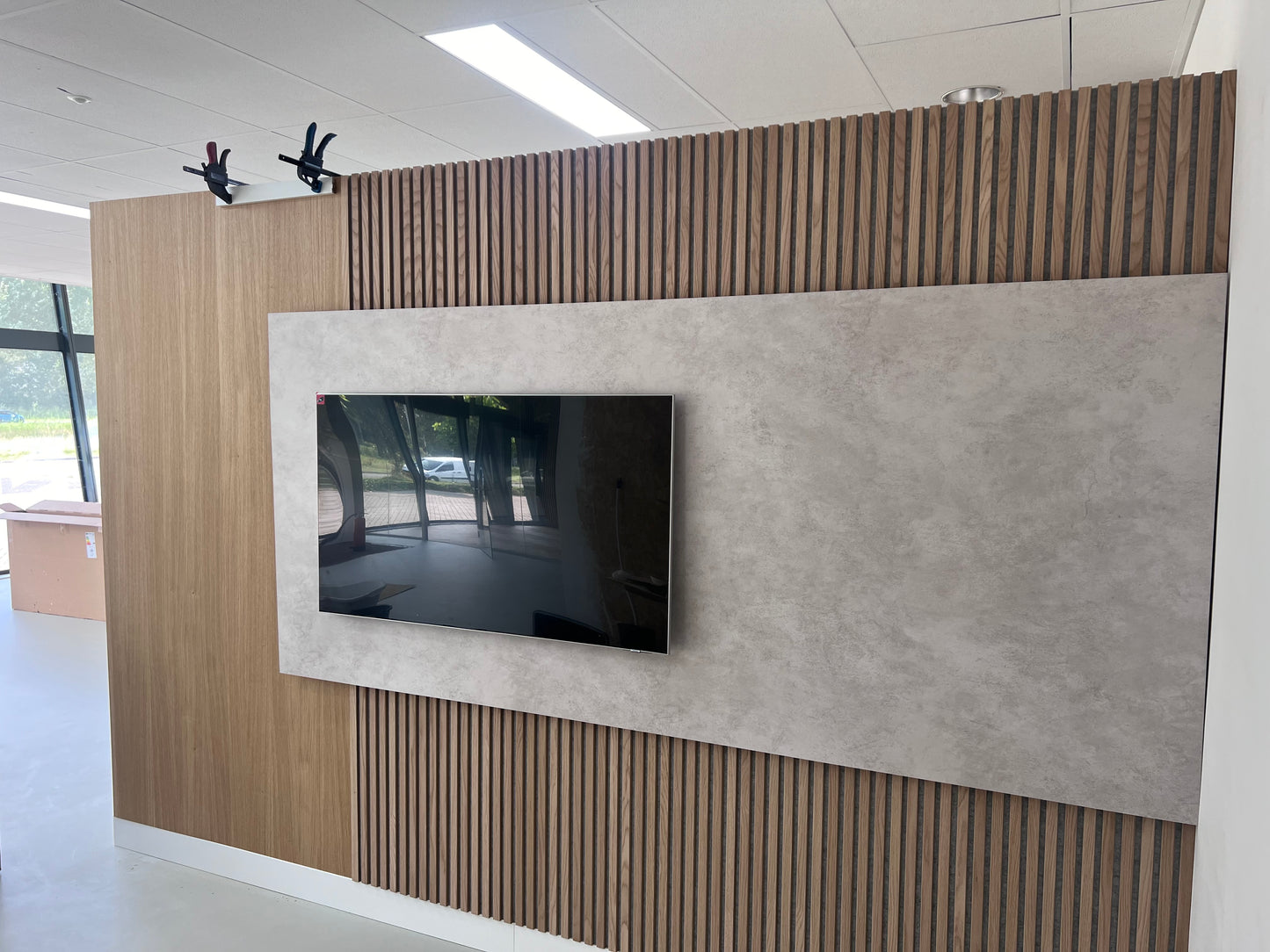 Marmer wandpaneel - Betonlook