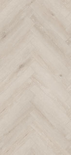 Plak PVC Visgraat - Wit eiken