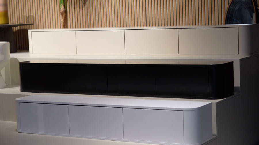 Japandi TV-meubel | Wit | Mat