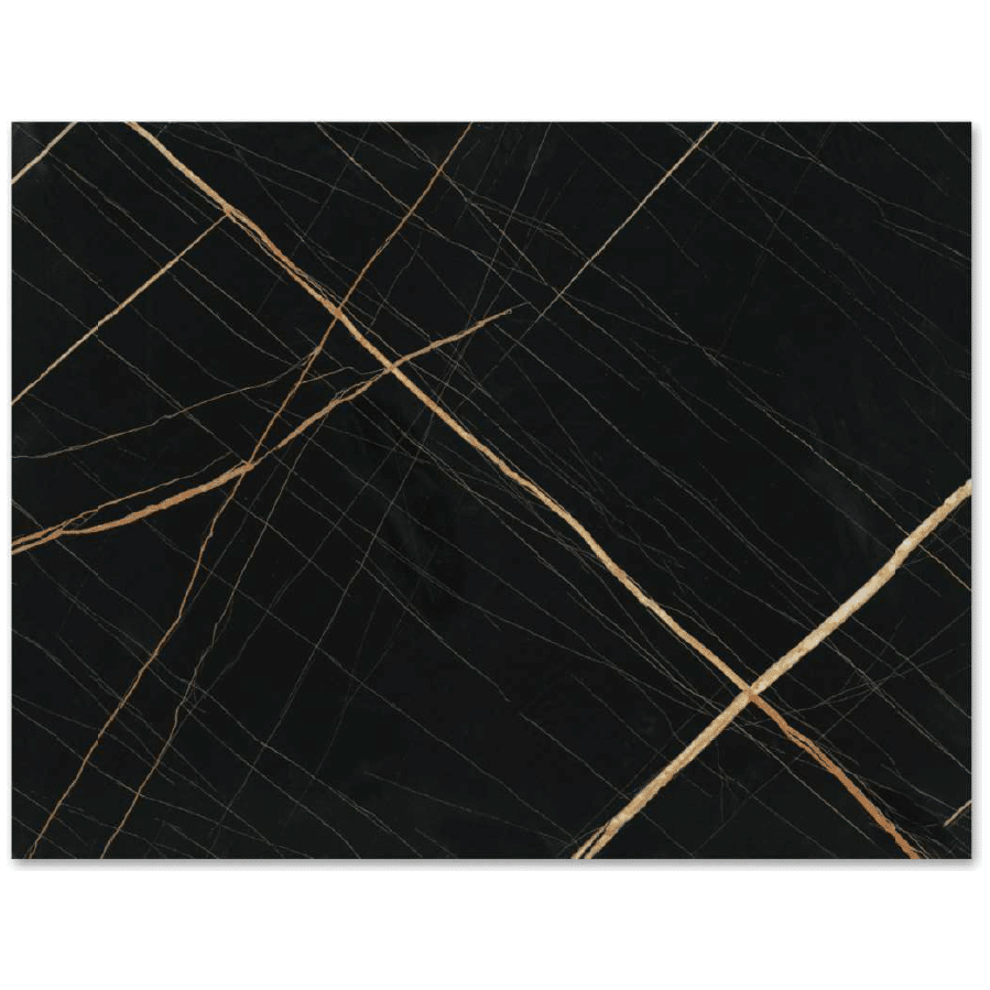 Marmer wandpaneel - Ebony Gold