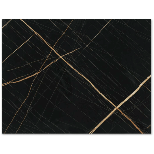 Marmer wandpaneel - Ebony Gold