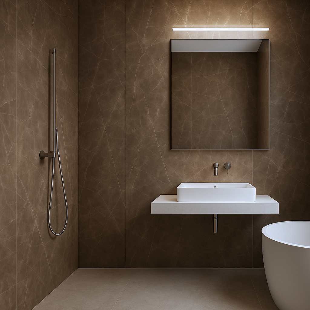 Marmer wandpaneel - Mocca Brown