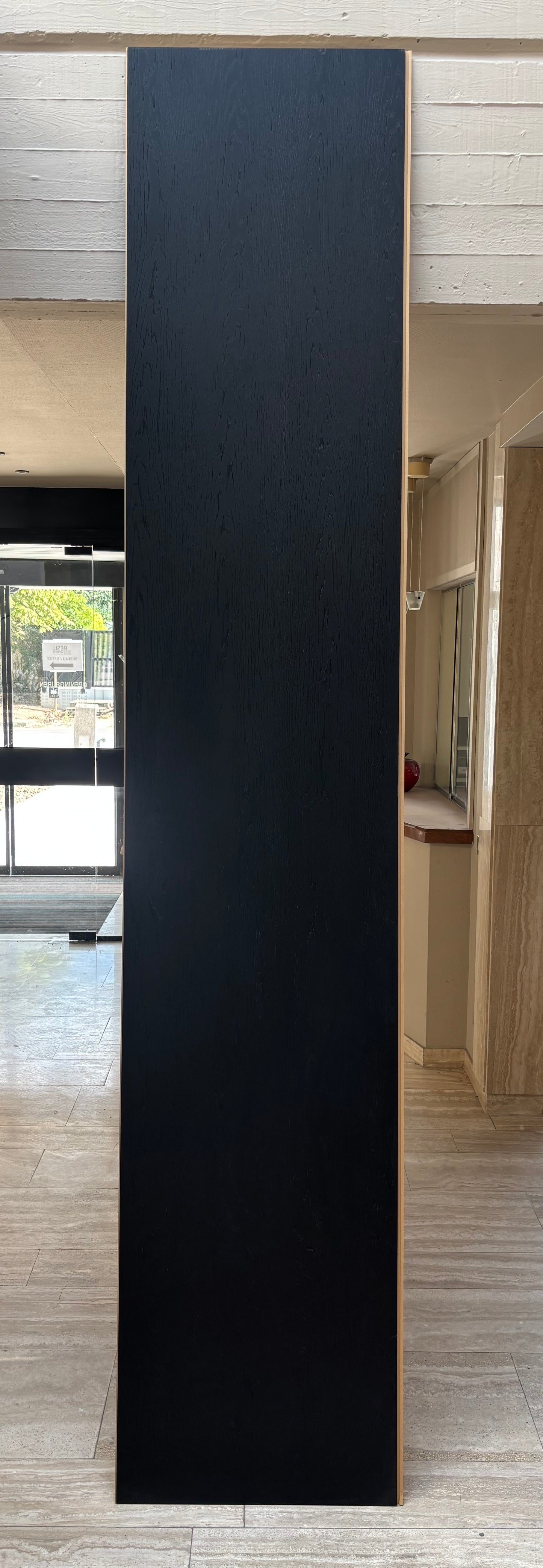 Clickwall naadloos wandpaneel - Zwart eiken - 270 x 60cm