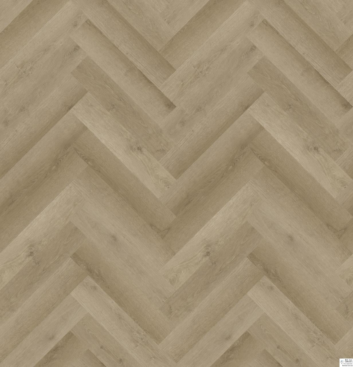 Plak PVC Visgraat - Lente Eiken