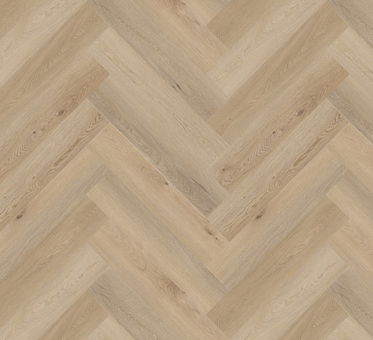 Klik PVC Visgraat - Zacht Eiken