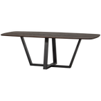 Tablo eettafel deens ovaal dl 220x100cm mystic brown [fsc]