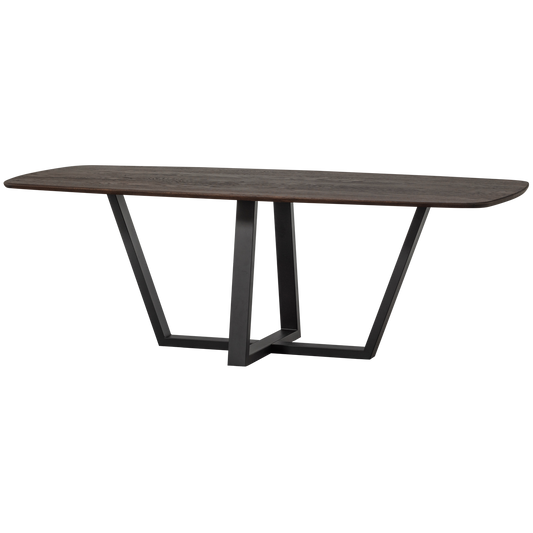 Tablo eettafel deens ovaal dl 220x100cm mystic brown [fsc]