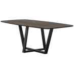 Tablo eettafel deens ovaal dl 220x100cm mystic brown [fsc]