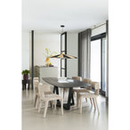 Tablo eettafel deens ovaal dl 220x100cm mystic brown [fsc]