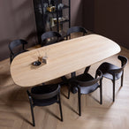 Tablo eettafel organisch dl 220x100cm transparant [fsc]
