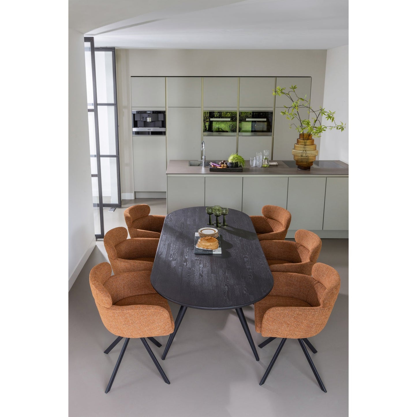 Tablo eettafel ovaal vl 220x90cm mystic brown [fsc]