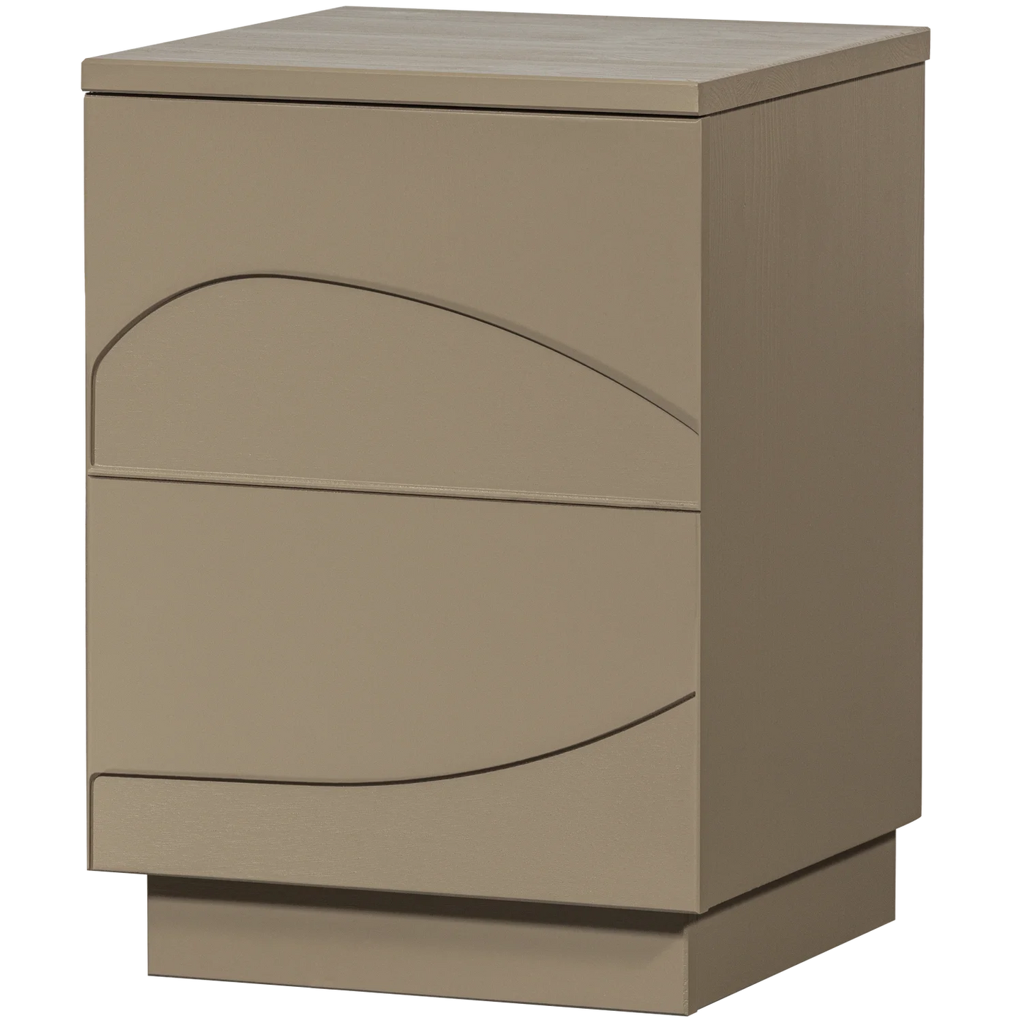 Teo japandi nachtkastje grenen mud [fsc]