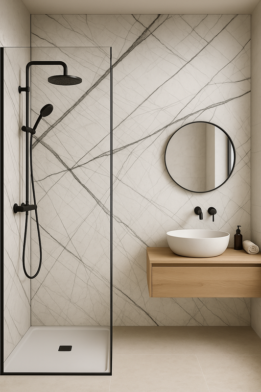 Marmer wandpaneel - Venato White