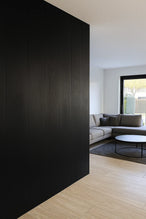Clickwall naadloos wandpaneel - Zwart eiken - 270 x 60cm