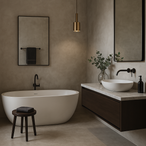Marmer wandpaneel - Betonlook