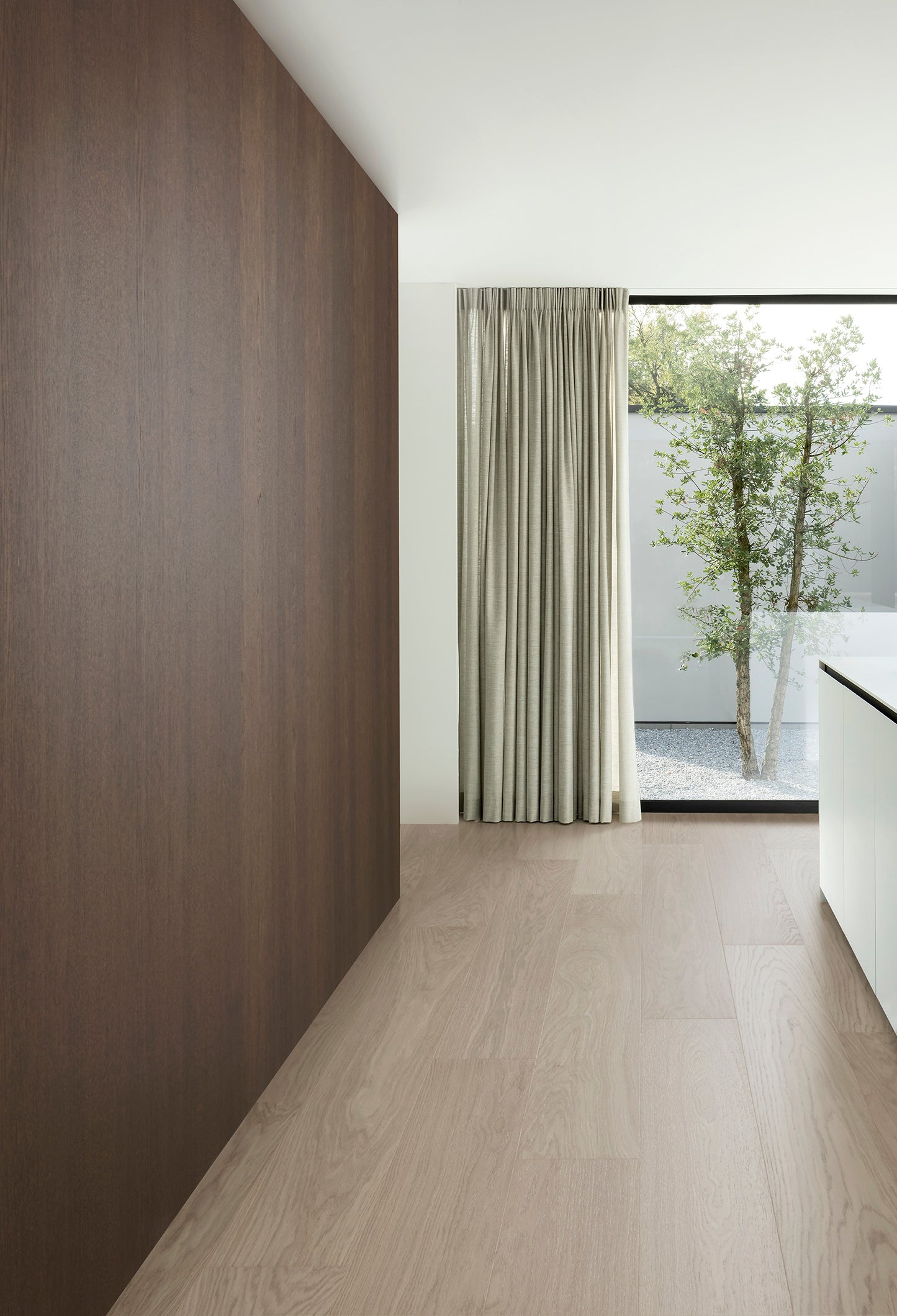 Clickwall naadloos wandpaneel - Donkerbruin - 270 x 60cm
