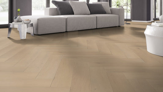 Klik PVC Visgraat - Zacht Eiken